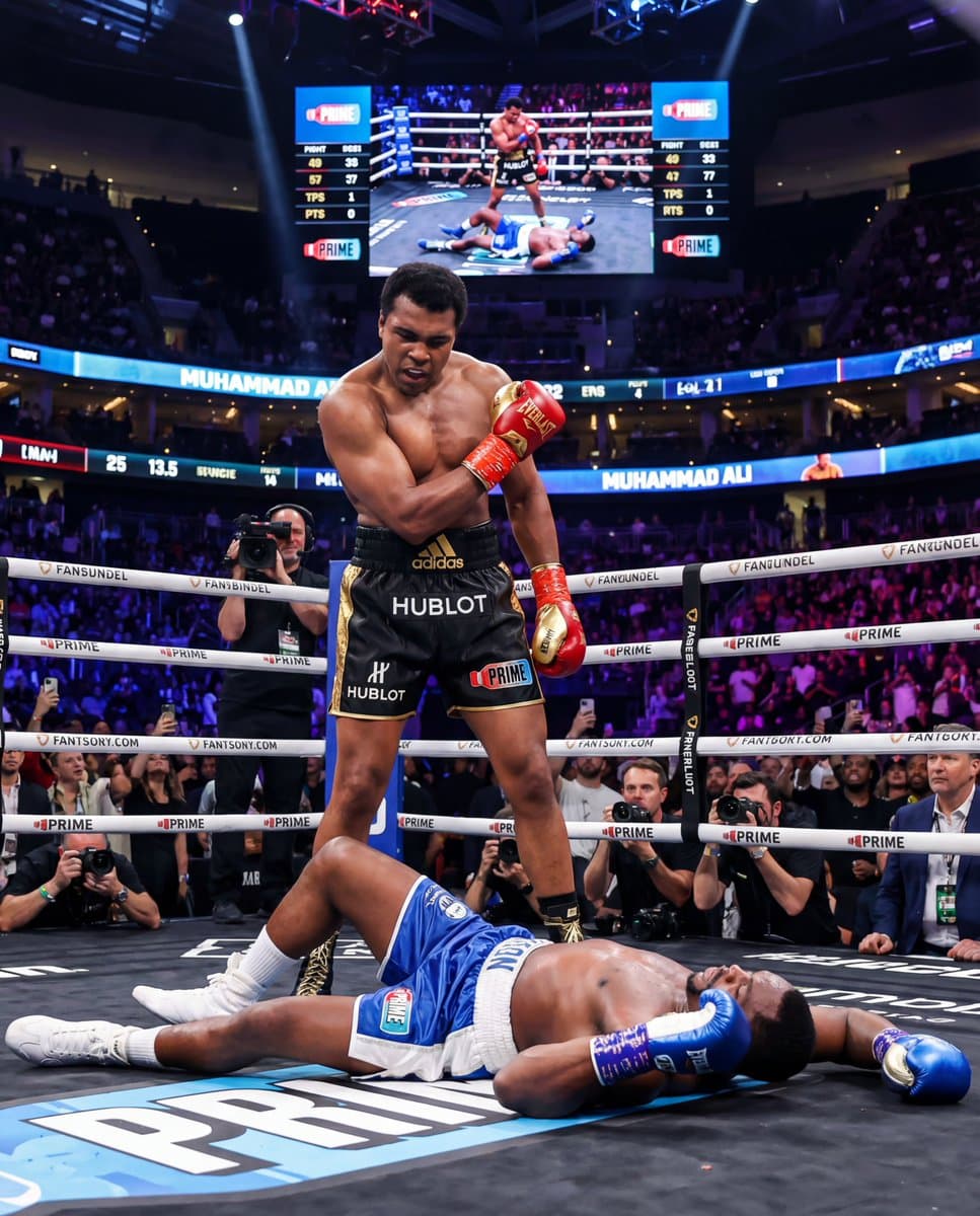 Muhammad Ali, sponsored by Prime