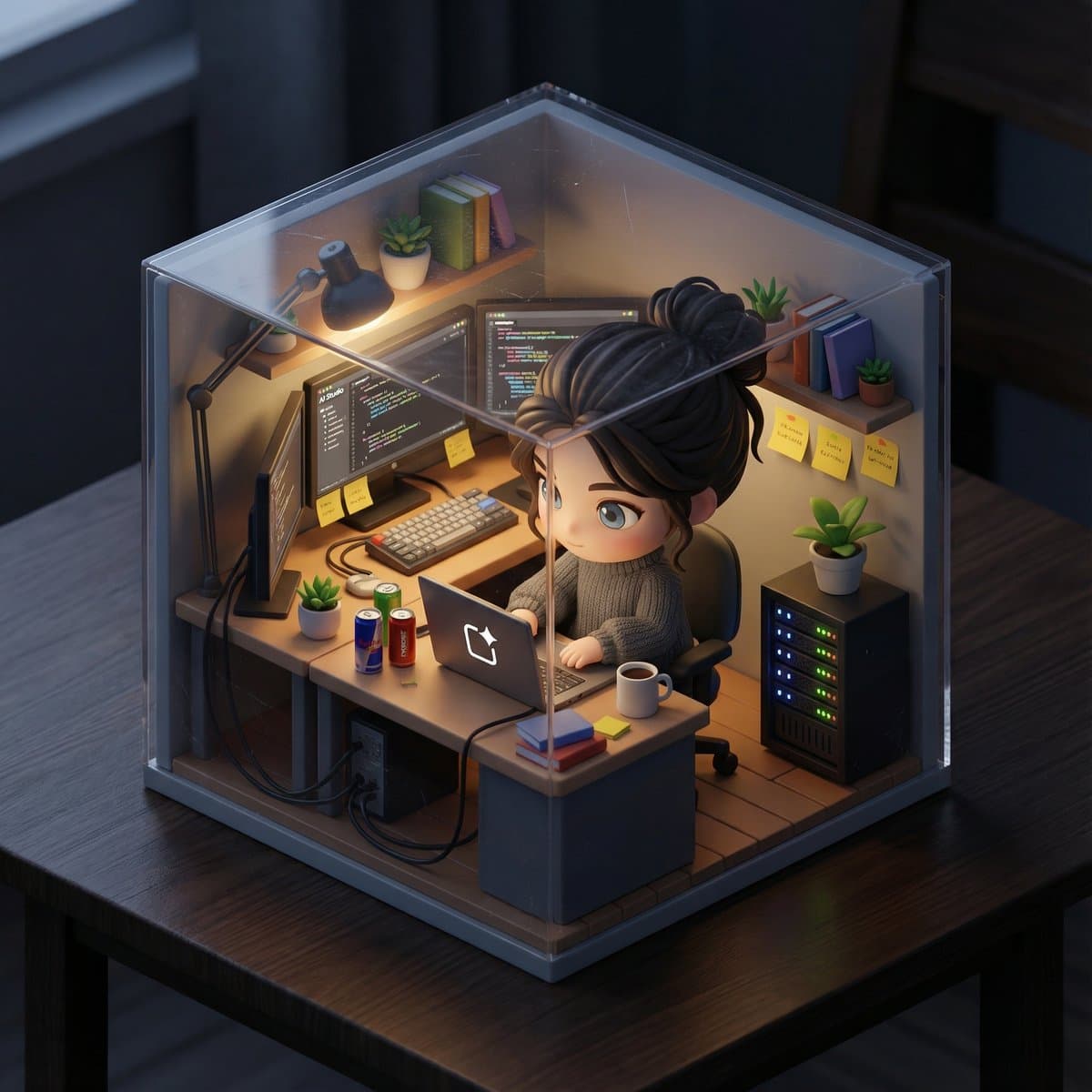 Diorama Lamp Creation
