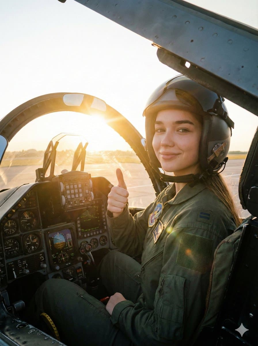 Fighter Pilot Portrait