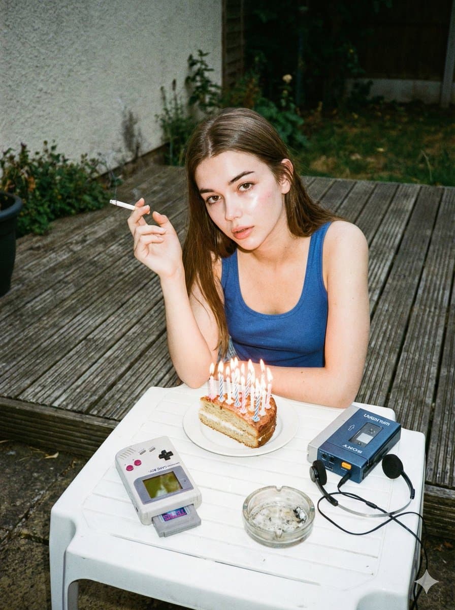 Retro Birthday Photo