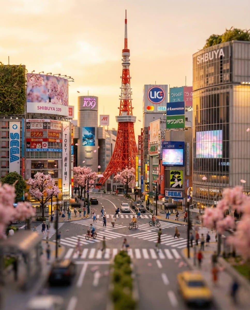 Tokyo Tilt-Shift Diorama