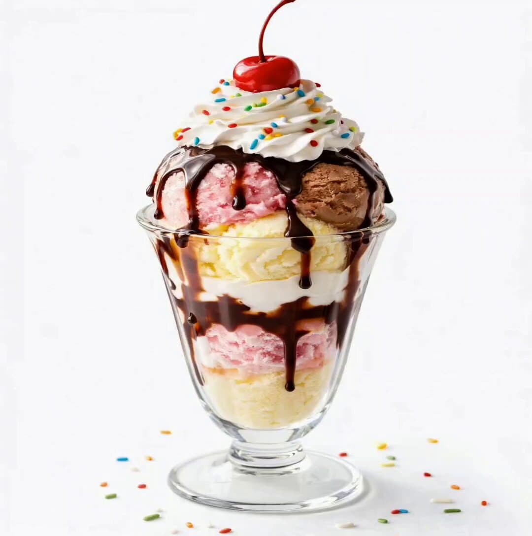 Premium Ice Cream Sundae Commercial
