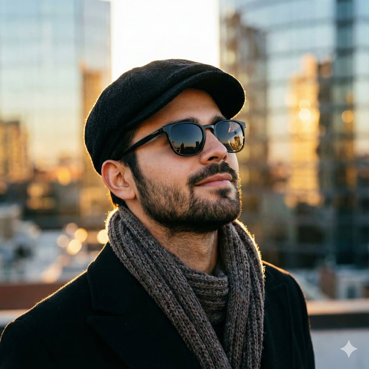 Create a photo-realistic close-up portrait based on the provided description.