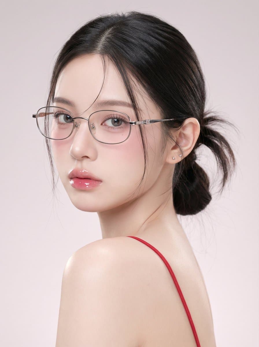 一、画面主题 1 人物类型:年轻女性单人半身近景肖像