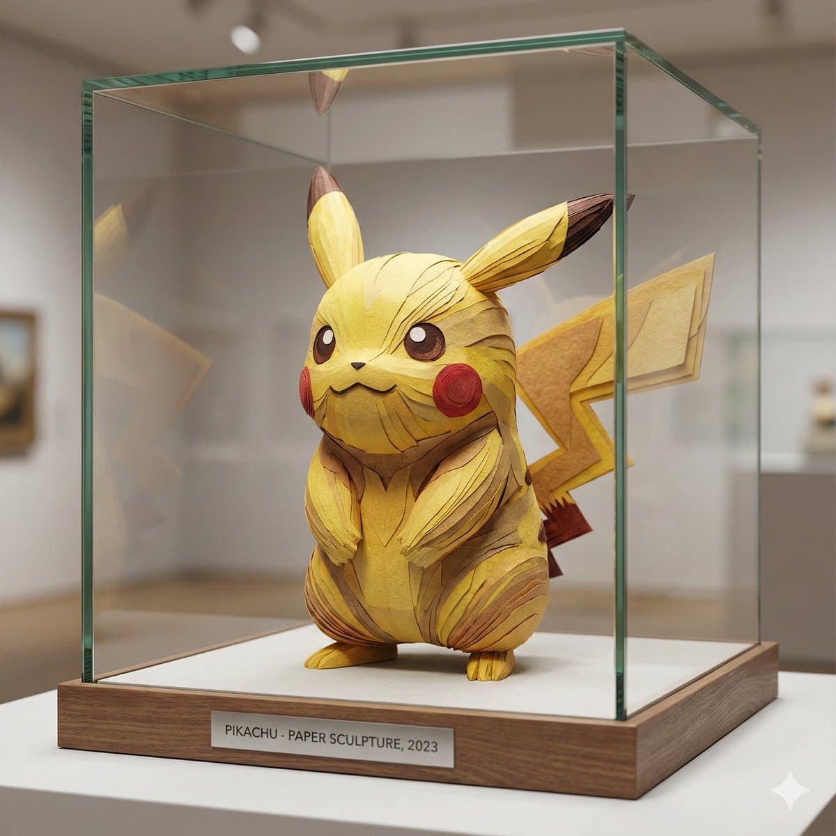 Cartoon Paper Sculpture